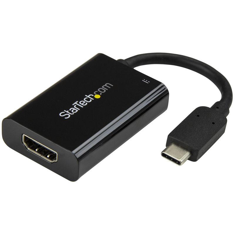 StarTech CDP2HDUCP USB C to HDMI 2.0 Adapter with Power Delivery